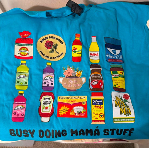 Busy Doing Mama Stuff Graphic print Cotton T-Shirt